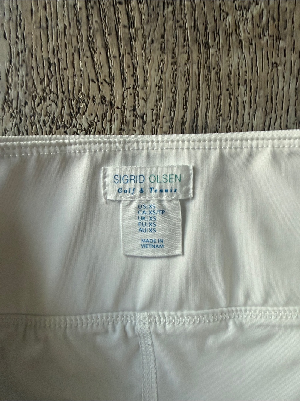Sigrid Olsen White Pleated-Hem Athletic Skort - Picture 2 of 6